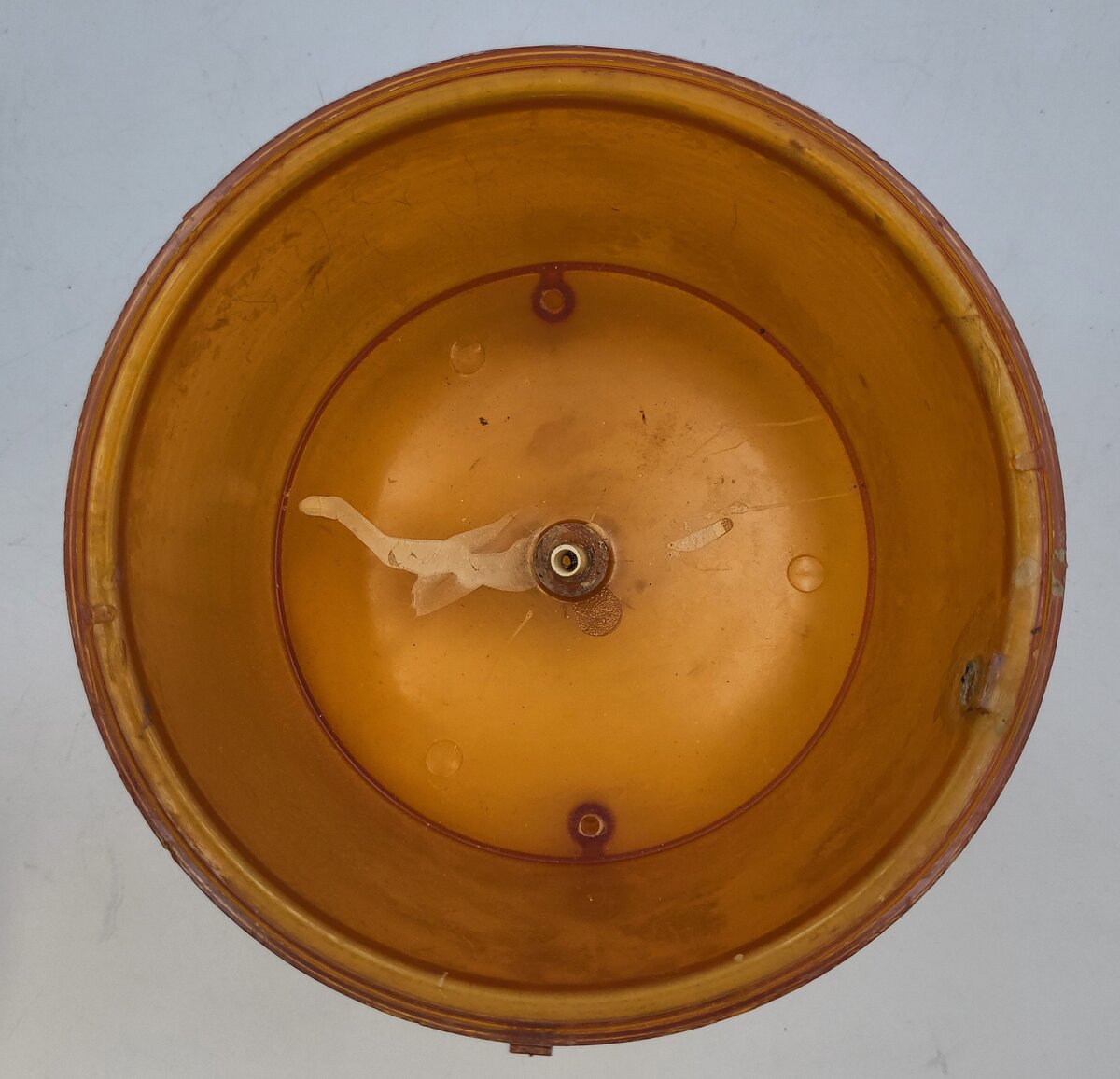 Lionel 38-5 Translucent Orange Water Tower Tank #38 - Damaged