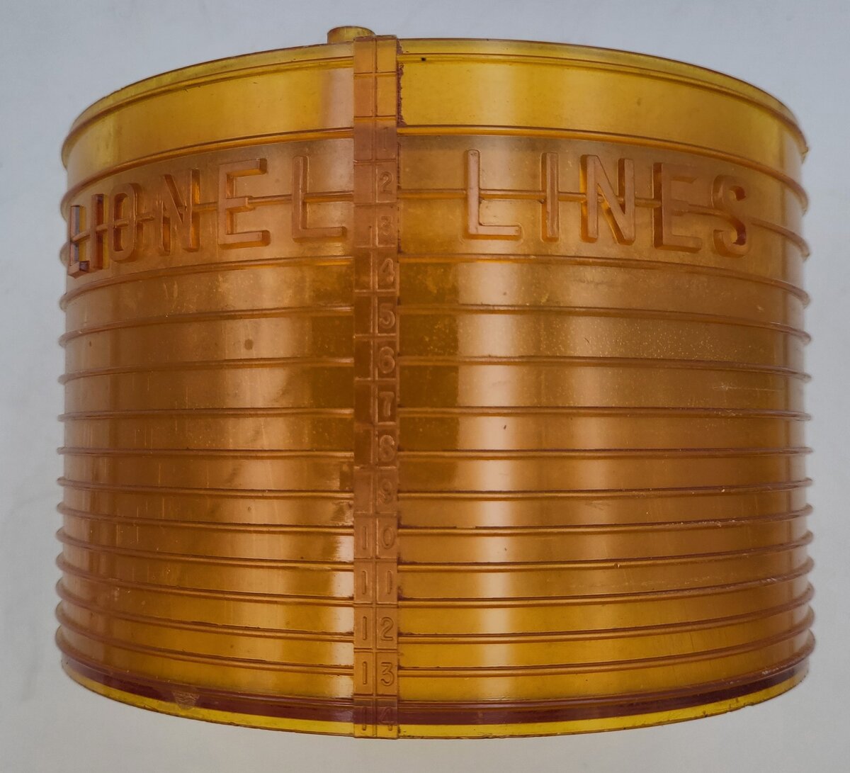 Lionel 38-5 Translucent Orange Water Tower Tank #38 - Damaged