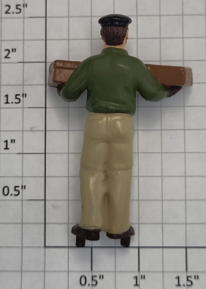 Lionel 12818-22 Workman with Boxes Figure