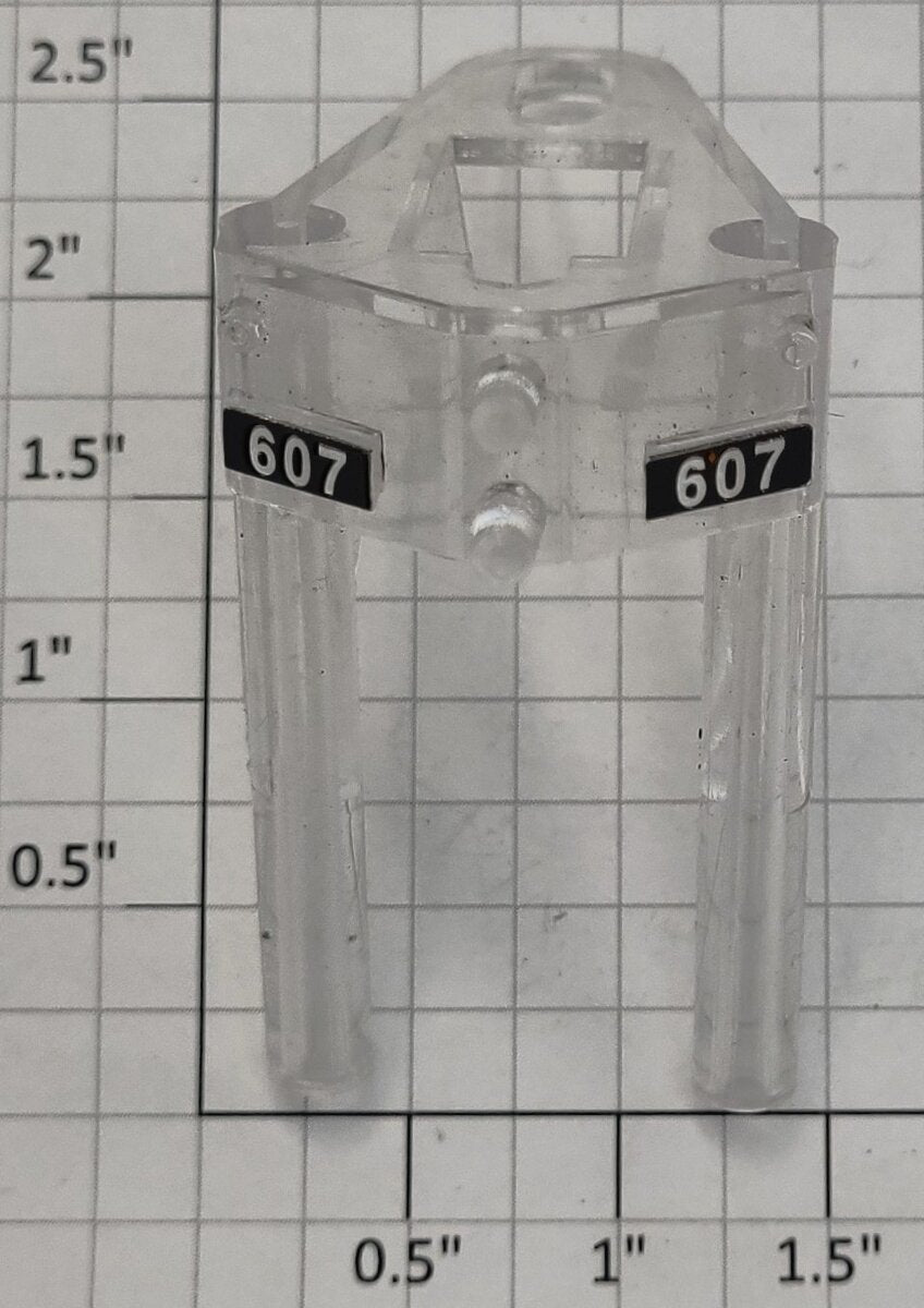 Lionel 2851-127 Clear Plastic GP-7 Diesel Rear Number Board Insert #607