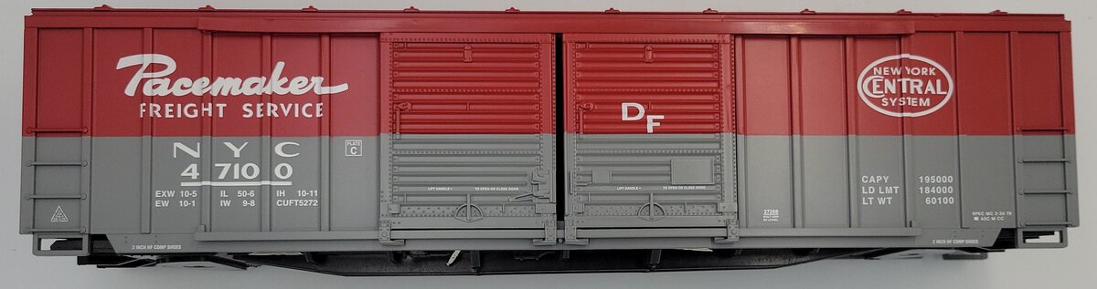 Lionel 27268-3 NYC Modern Dd Box Car Body #47100