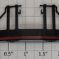 Lionel 18226-227 Black Metal GE Dash-9 Diesel Loco Front Handrail End