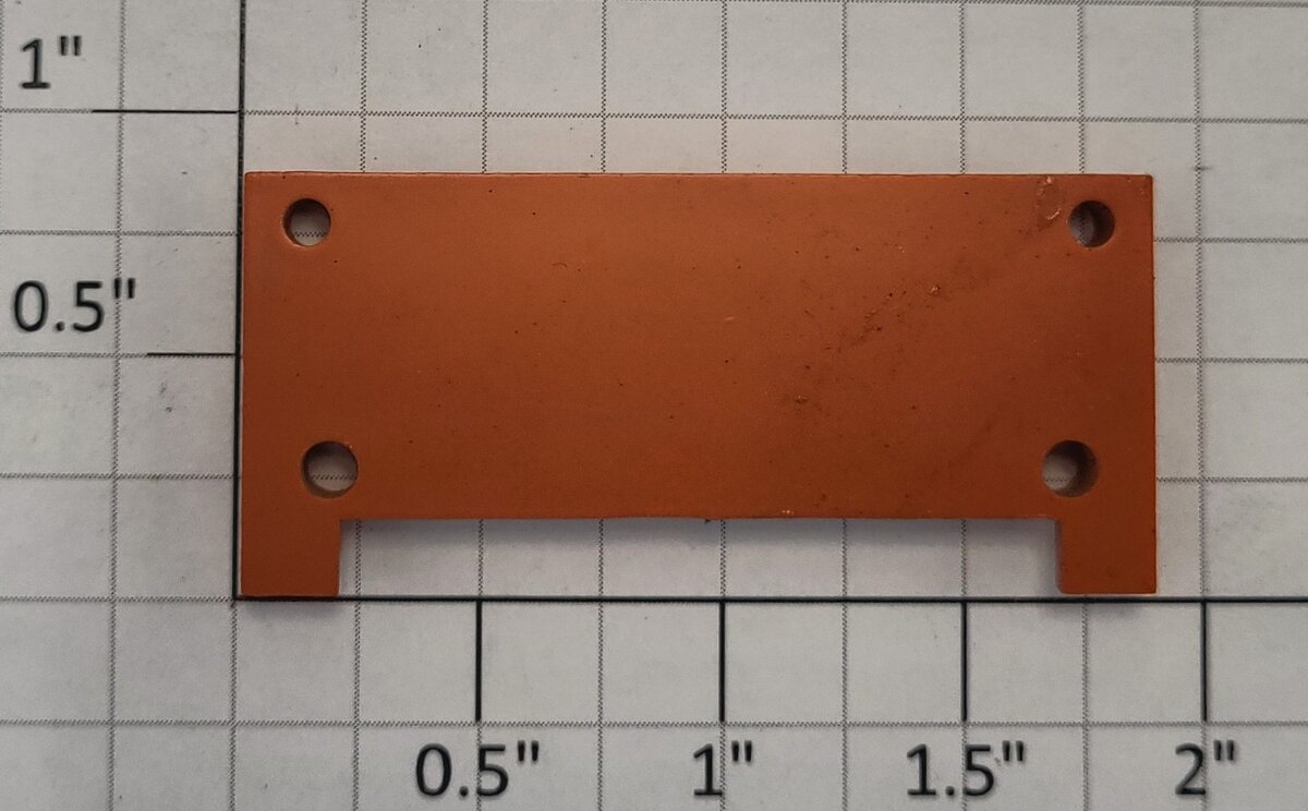 Lionel 22272-12 Orange K-Line Milwaukee Road Passenger Car Plain End Spacer
