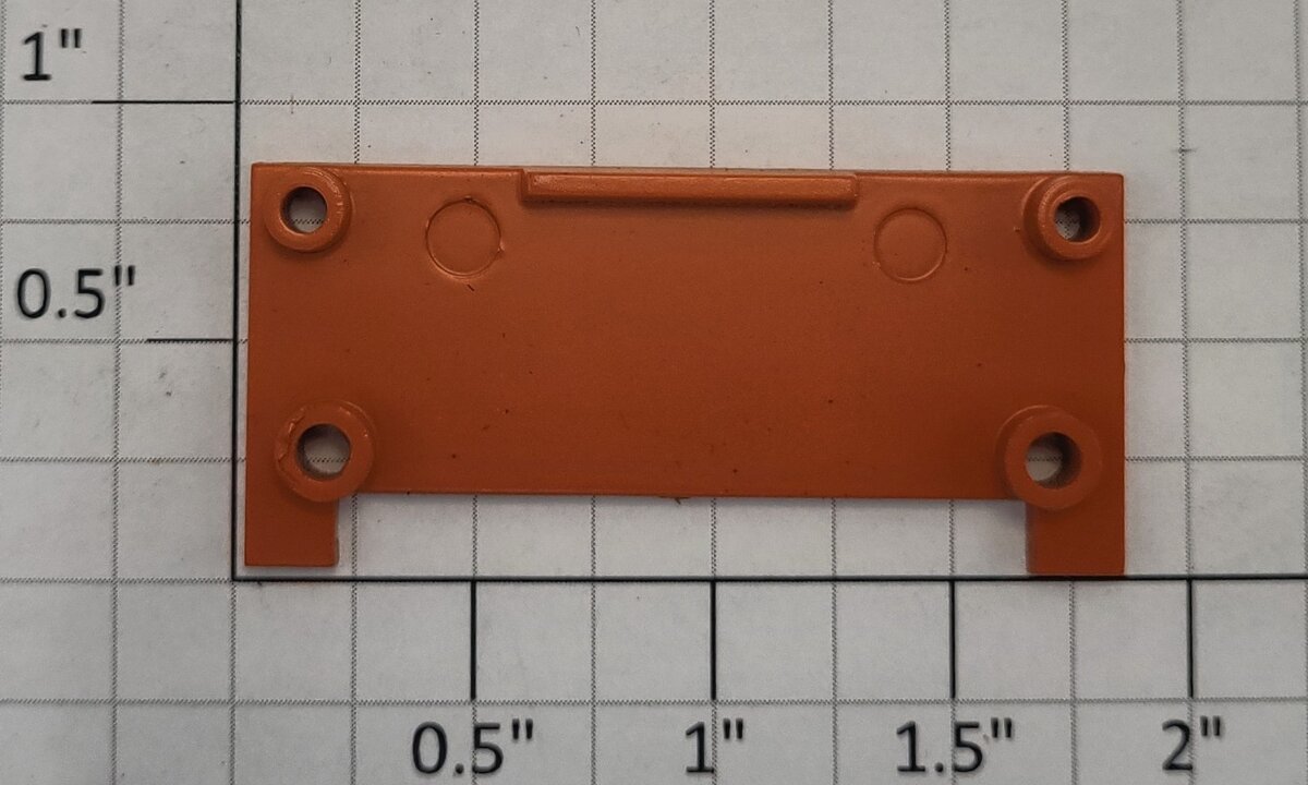 Lionel 22272-12 Orange K-Line Milwaukee Road Passenger Car Plain End Spacer