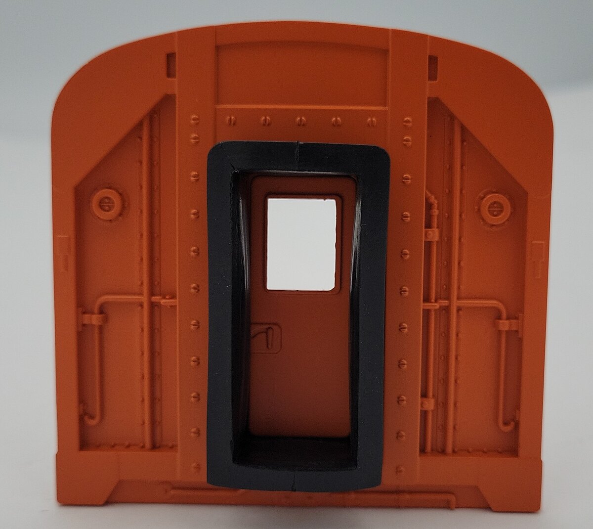 Lionel 22272-15 K- Line Plain Orange Aluminum Passenger Car End