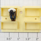 Lionel 22275-10 Beige K-Line Passenger Car Top Front Interior with Figure