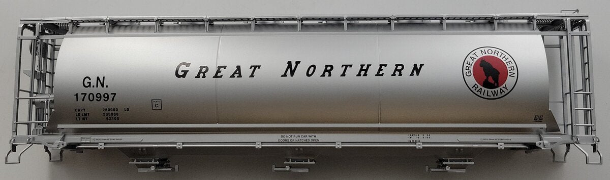 Lionel 27437-3 Great Northern Cylindrical Hopper Car Body #170997