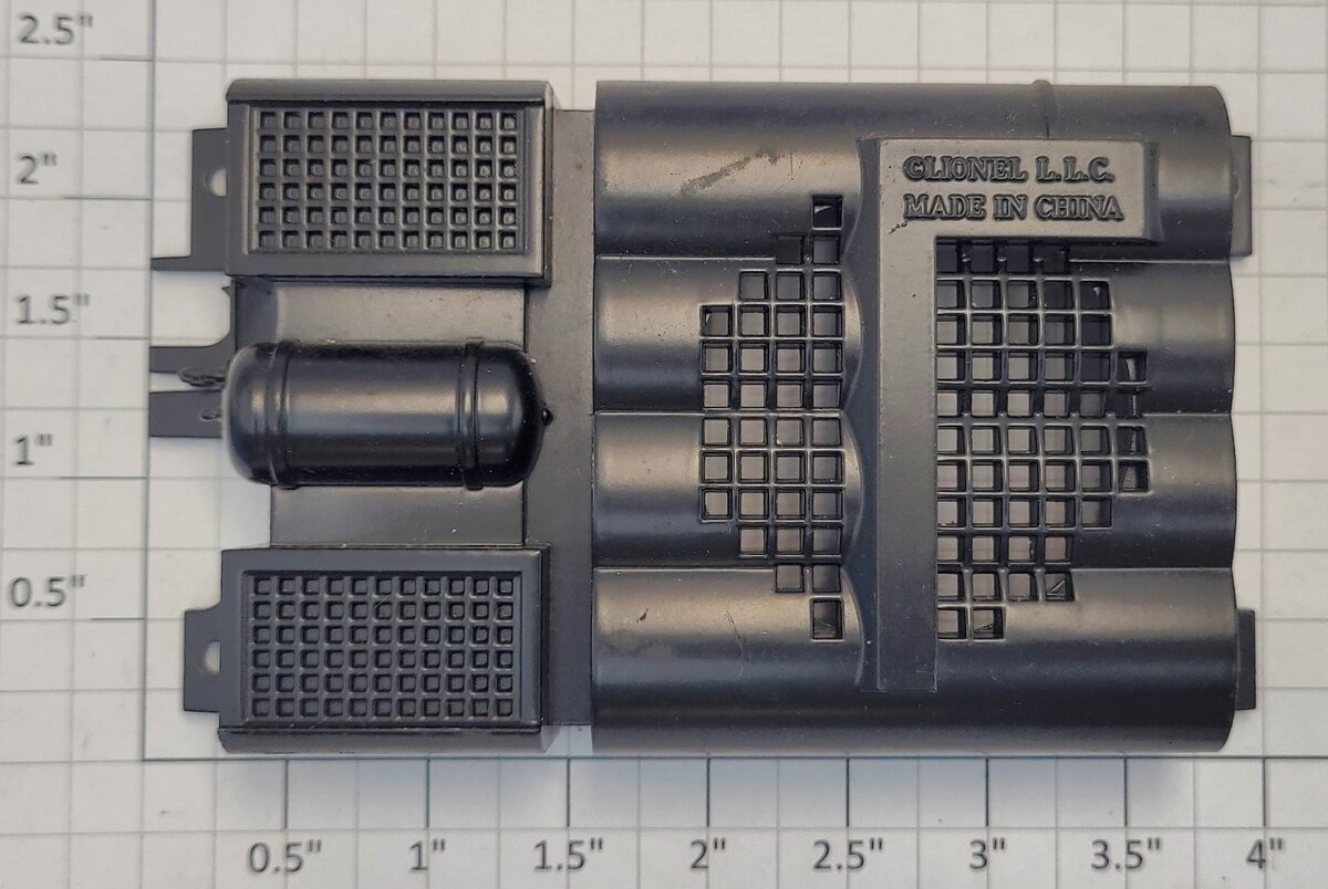 Lionel 24535-537 Black Metal F-Unit Fuel Tank