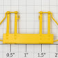 Lionel 18231-224 BNSF Dash-9 Diesel Locomotive Yellow End Handrail
