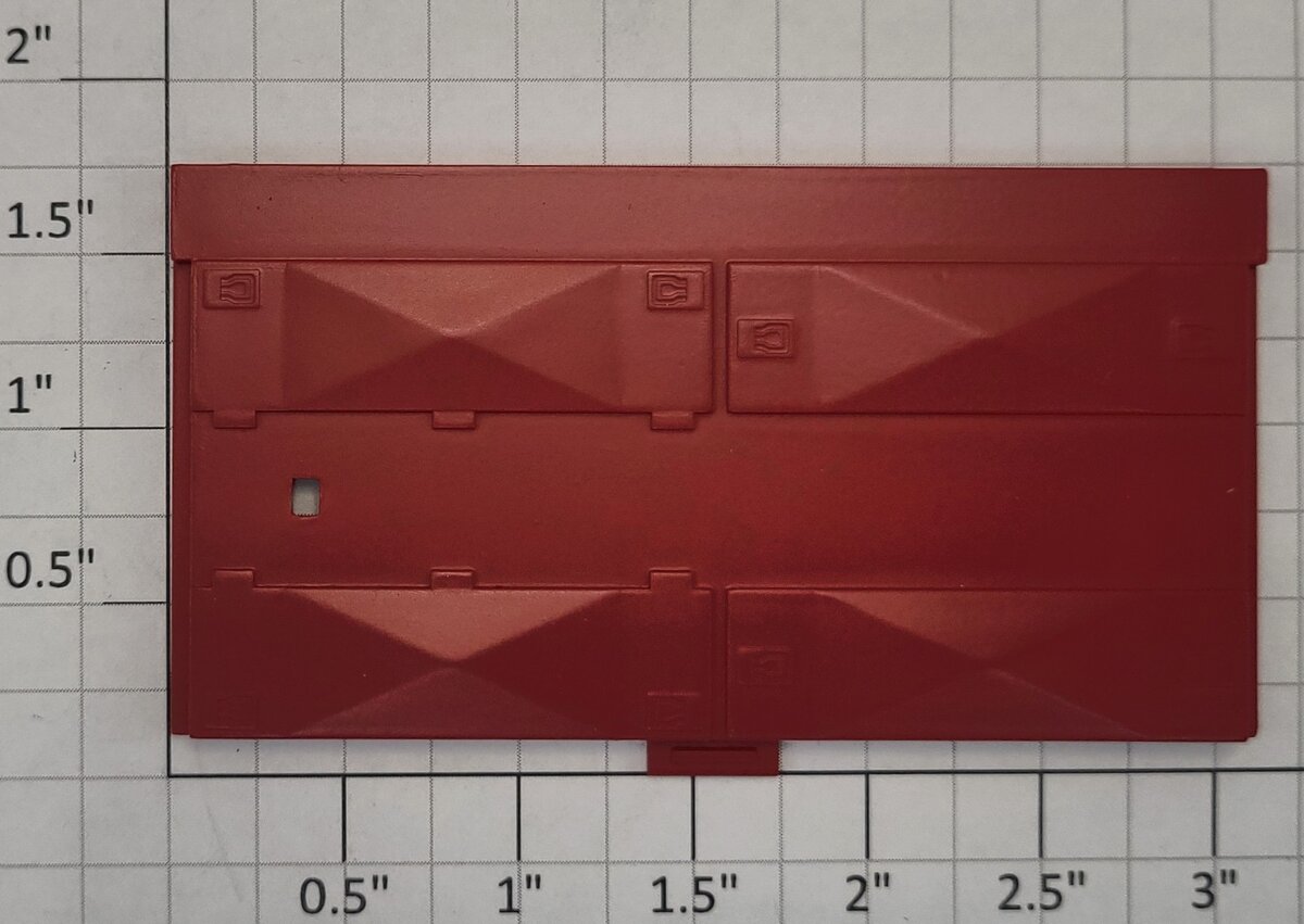 Lionel 18232-34 Red Plastic SOO Line SD-60 Diesel Locomotive Battery Cover