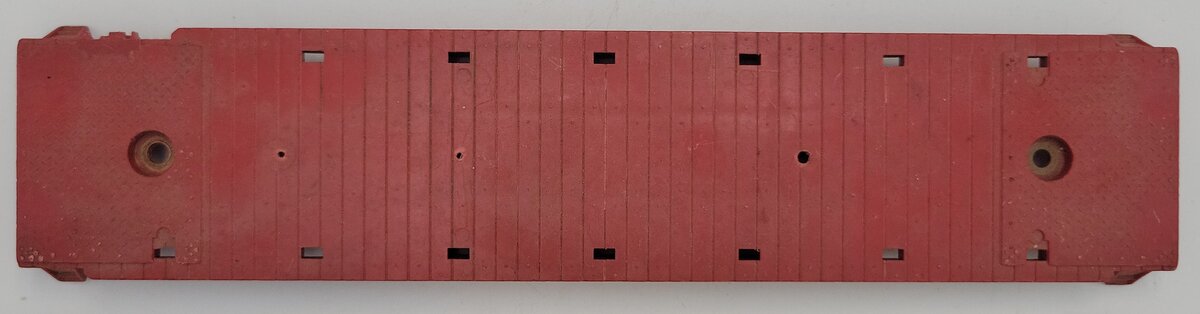 Lionel 6424-11 O Gauge Red Flatcar with Steps & without Airplane Load #6800