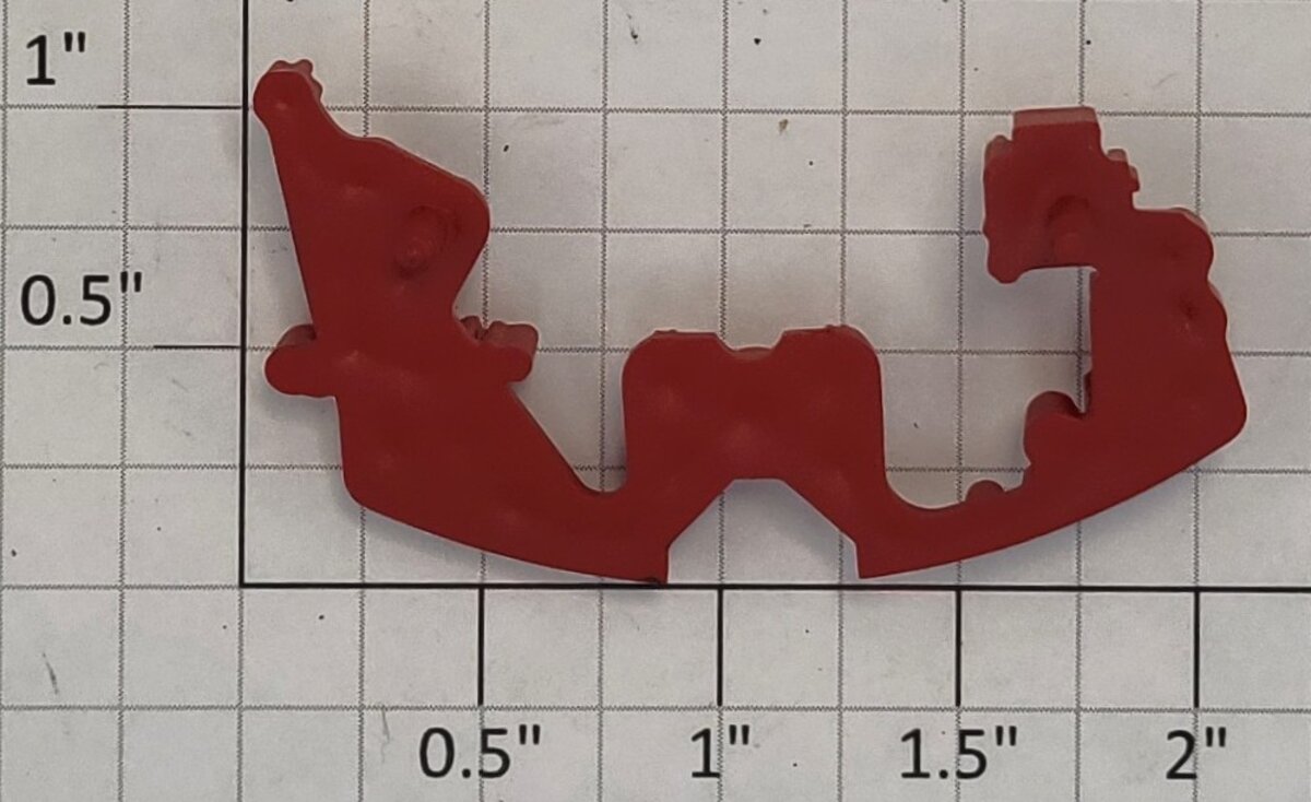 Lionel 28012-234 Red Plastic Commodore Vanderbilt Steam Loco Backhead Detail