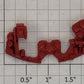 Lionel 28012-234 Red Plastic Commodore Vanderbilt Steam Loco Backhead Detail
