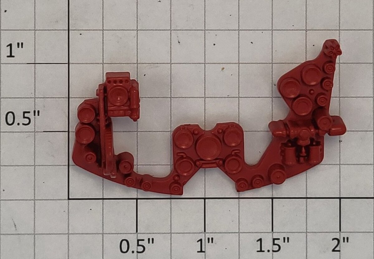 Lionel 28012-234 Red Plastic Commodore Vanderbilt Steam Loco Backhead Detail