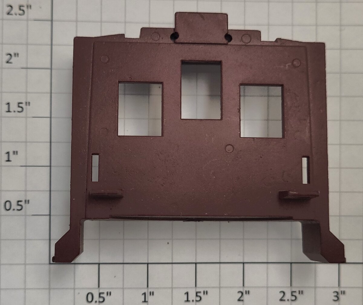 Lionel 29065-14 Maroon Metal Observation Car End Platform