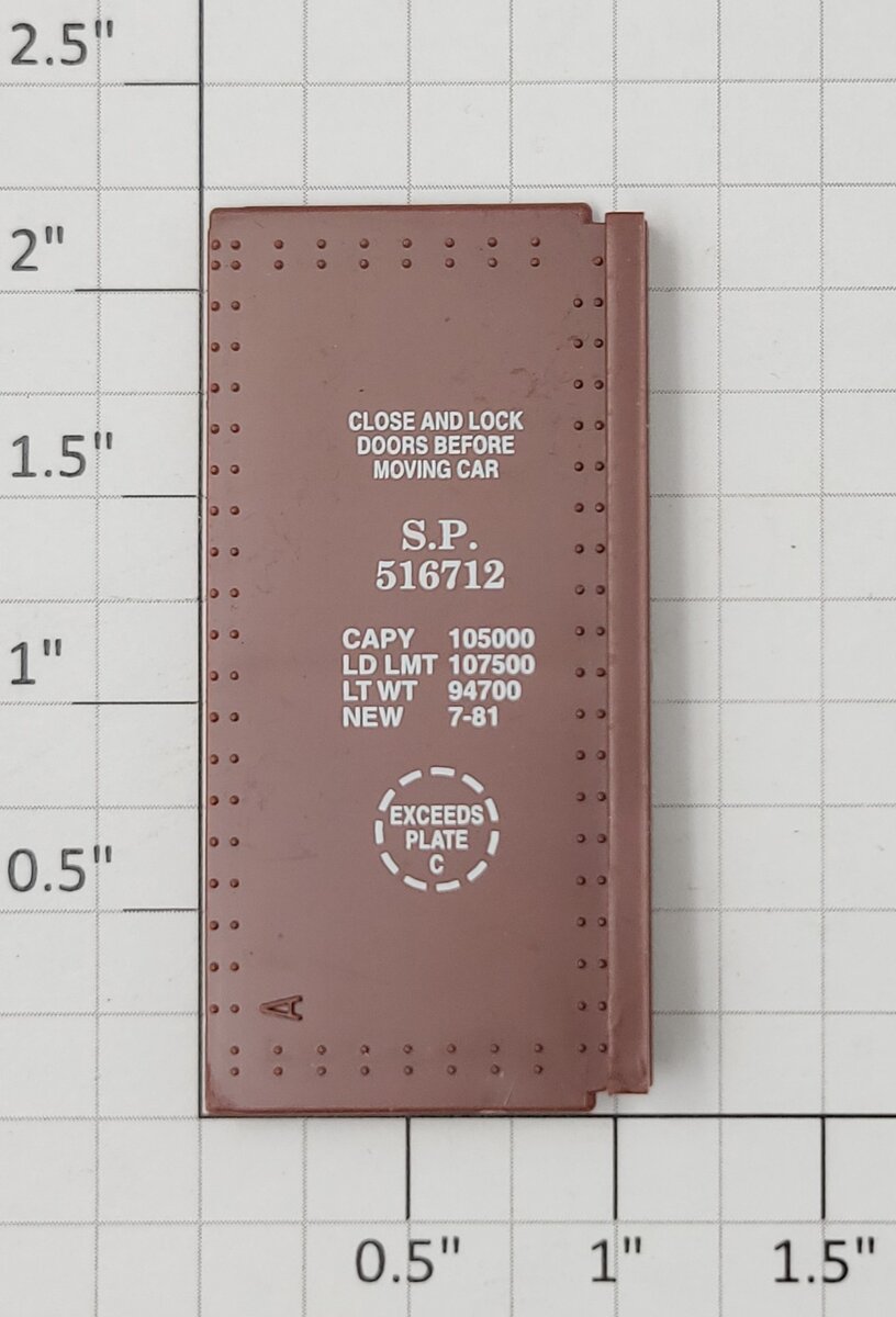 Lionel 36029-77 Southern Pacific Auto Carrier Brown Side Panel A