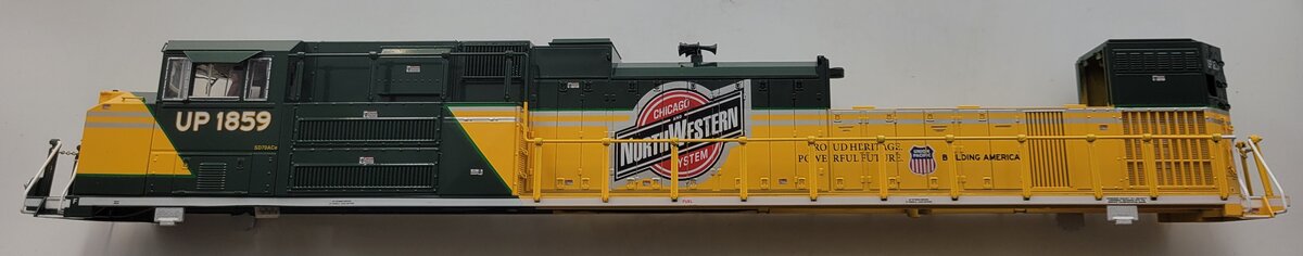 Lionel 28373-7 Chicago and North Western SD70ACe Steam Locomotive Shell #1859
