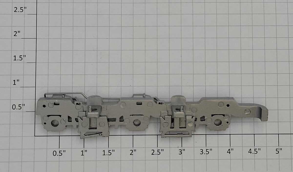 Lionel 28373-774 O Gauge Diecast Sd70ACe Left Hand Silver Truck Side Frame