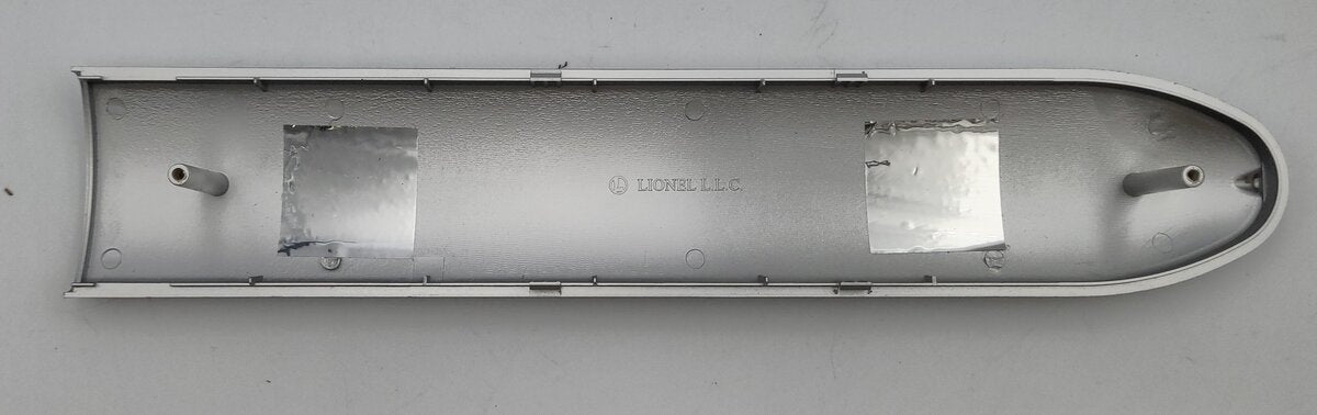 Lionel 29094-16 Silver Plastic ATSF Observation Passenger Car Roof