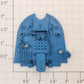 Lionel 28024-244 Blue Commodore Vanderbilt Boiler Backhead