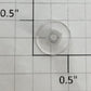 Lionel 38151-65 Fan Molded Clear Plastic Volume Control