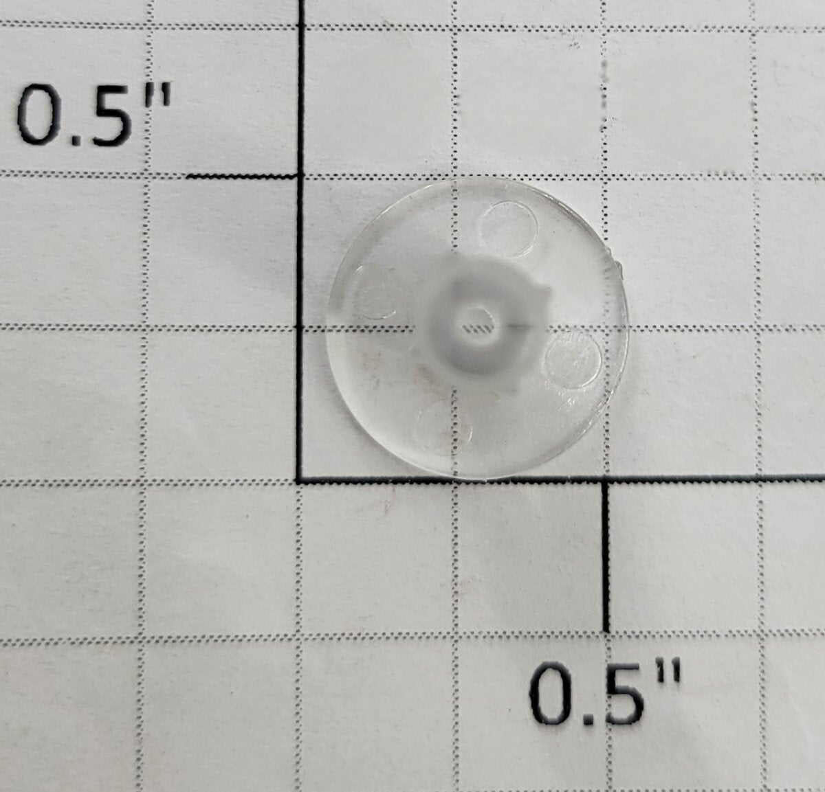 Lionel 38151-65 Fan Molded Clear Plastic Volume Control