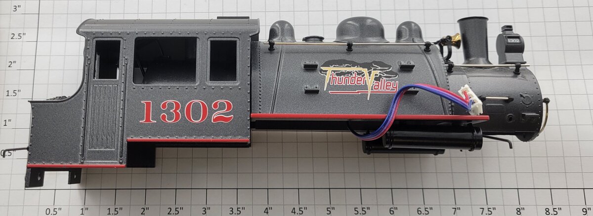 Lionel 38682-2 Thunder Valley 0-6-0 Docksider Steam Locomotive Shell #1302