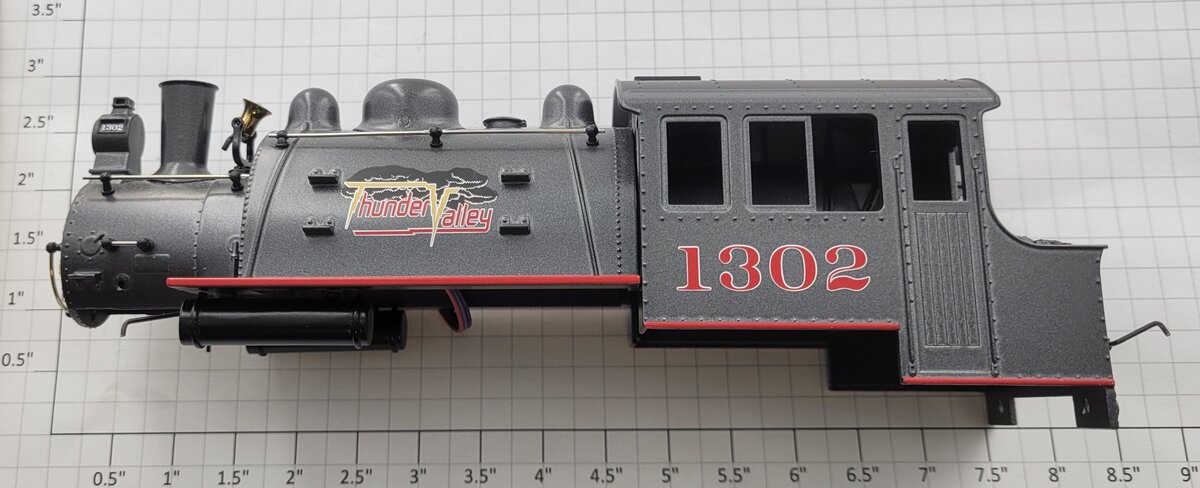 Lionel 38682-2 Thunder Valley 0-6-0 Docksider Steam Locomotive Shell #1302
