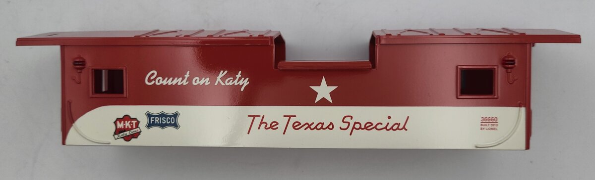 Lionel 36660-2 Texas Special Extended Vision Caboose Shell #36660