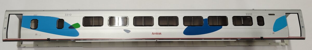 Lionel 15585-2 #3310 Amtrak Acela Bistro Shell