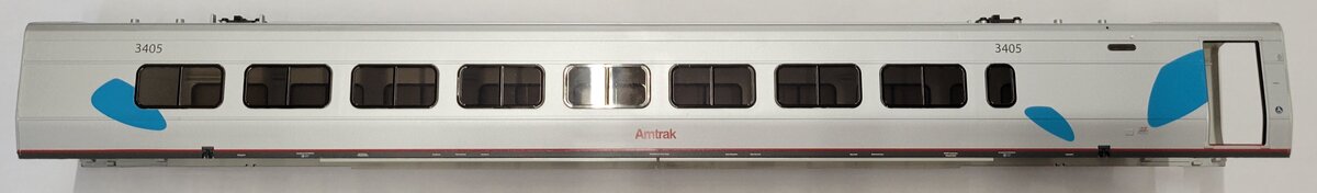 Lionel 15587-2 #3405 Amtrak Acela End Coach Shell