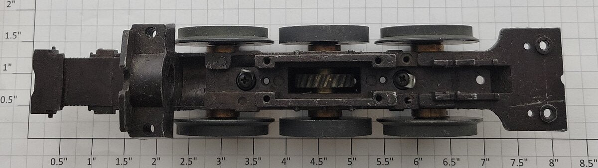 Lionel 18052-601 PRR Torpedo Steam Locomotive Frame and Wheel Assembly #238E