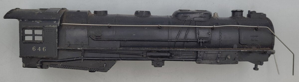 Lionel 38331-2 Black Diecast Hudson Boiler Shell with Side Rails #646