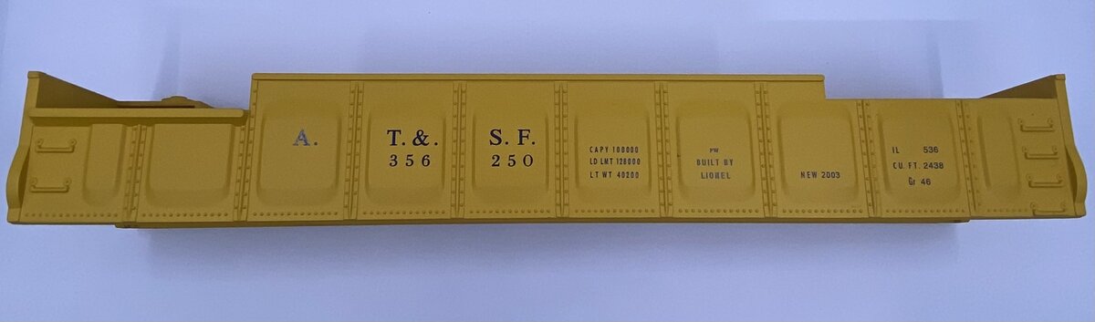 Lionel 36762-7 Santa Fe Barrel Car Shell