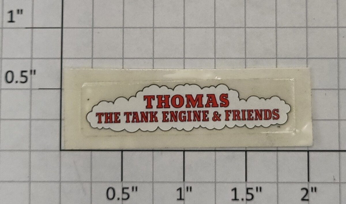 Lionel 16173-8 Thomas The Tank Engine Flat Car Sticker Decal