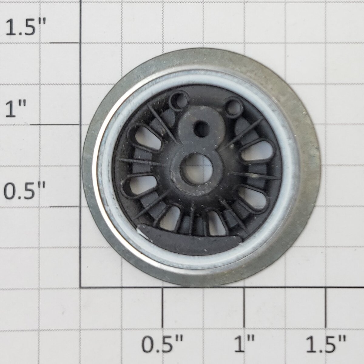 Lionel 18071-540 Torpedo Flanged Driver Wheel with Nickel Tire