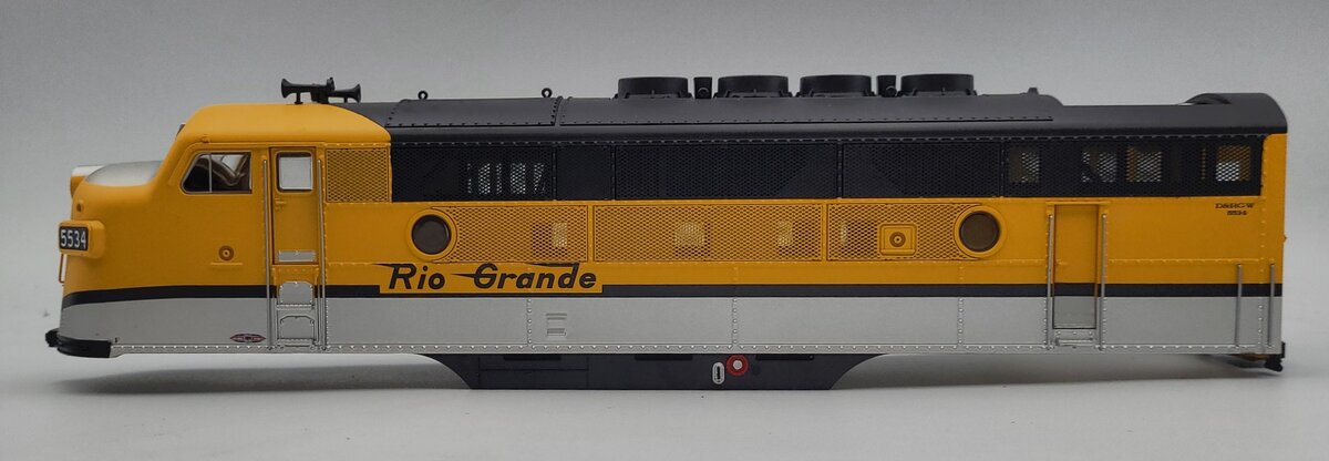 Lionel 38704-2 Rio Grande F3-A Unpowered A Unit Diesel Loco Body Shell #5534