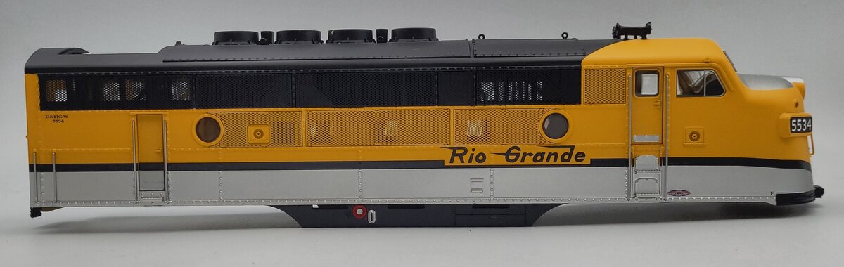 Lionel 38704-2 Rio Grande F3-A Unpowered A Unit Diesel Loco Body Shell #5534