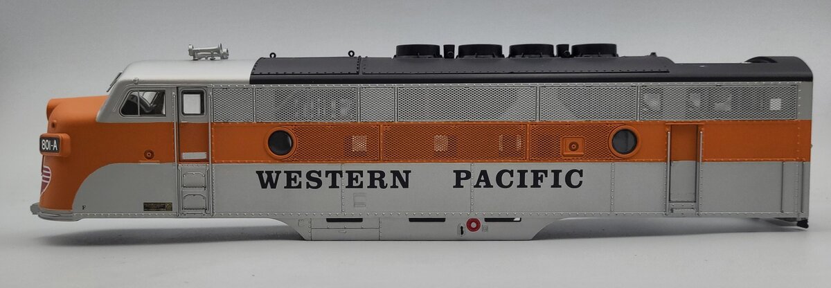 Lionel 38710-2 Western Pacific F3-A Unpowered A Unit Diesel Loco Shell #801-A