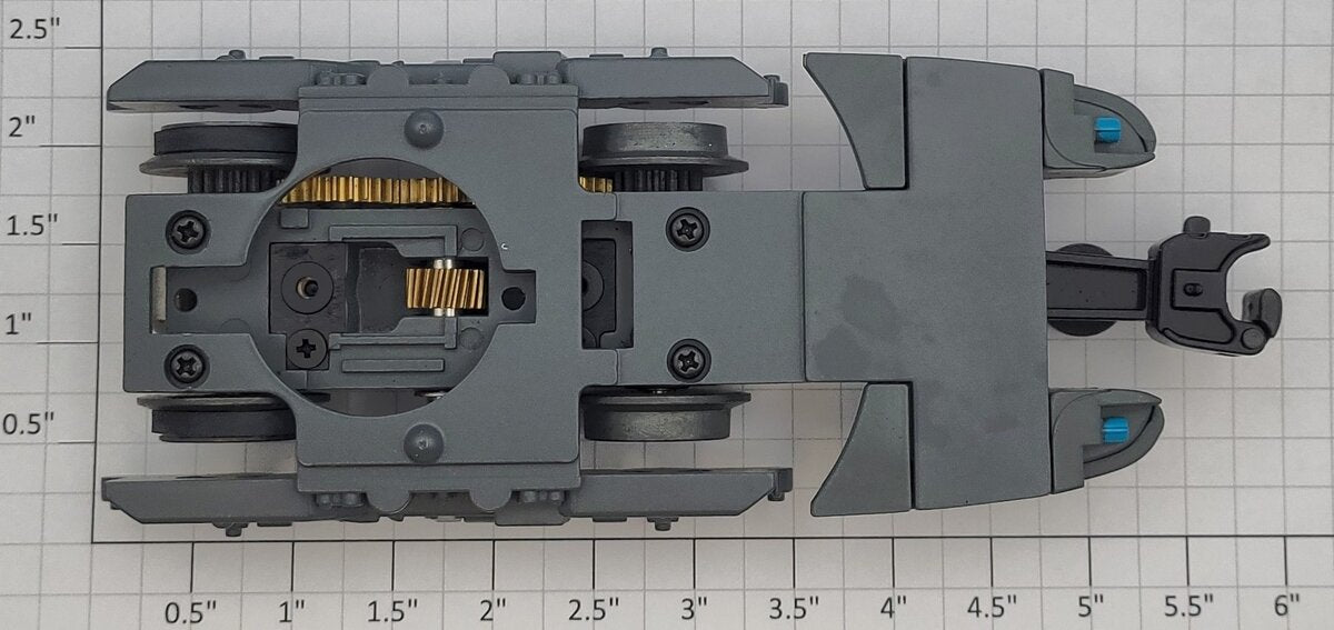 Lionel 18323-660 Gray Diecast Amtrak TMCC HHP-8 Powered Coupler Truck