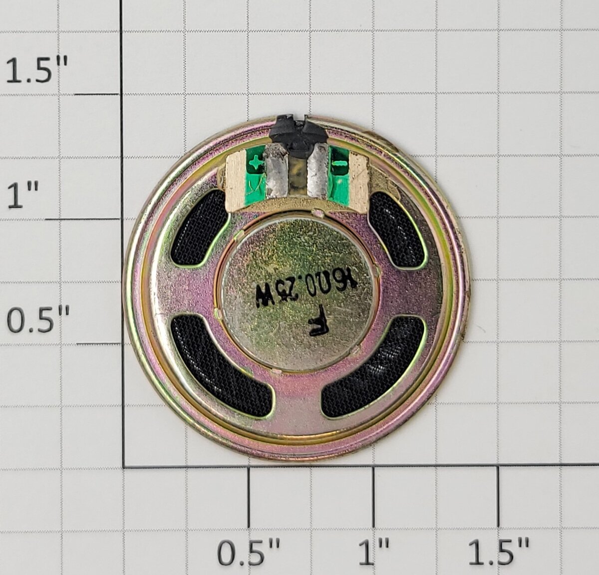Lionel 28613-536 16 Ohm 0.25W 1.5" Round Pancake Speaker