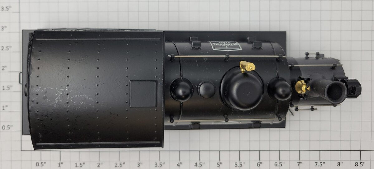 Lionel 28651-2 Docksider Steam Loco Bethlehem Steel #72 Boiler Shell