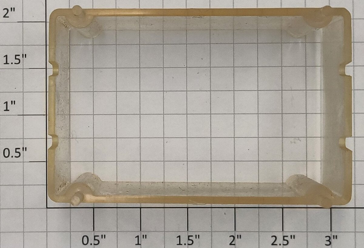 Lionel 16584-25 Yellowed Clear Caboose Window Shell Insert