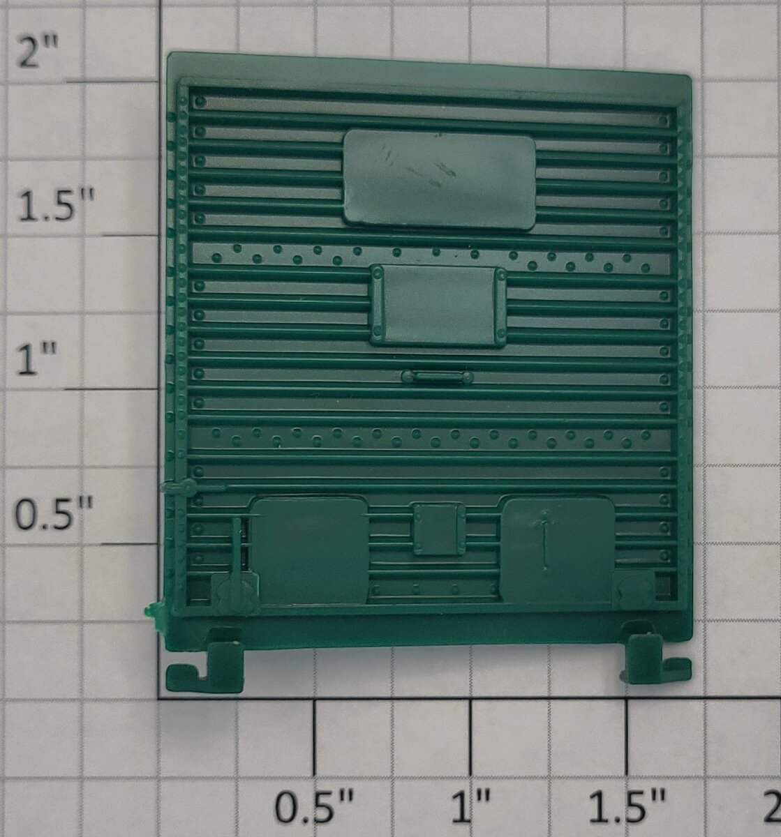 Lionel 19211-14 Green Multi-Panel Boxcar Door with Guides