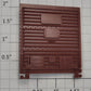 American Flyer 9704-14 Brown 5 Panel Door with Door Guides