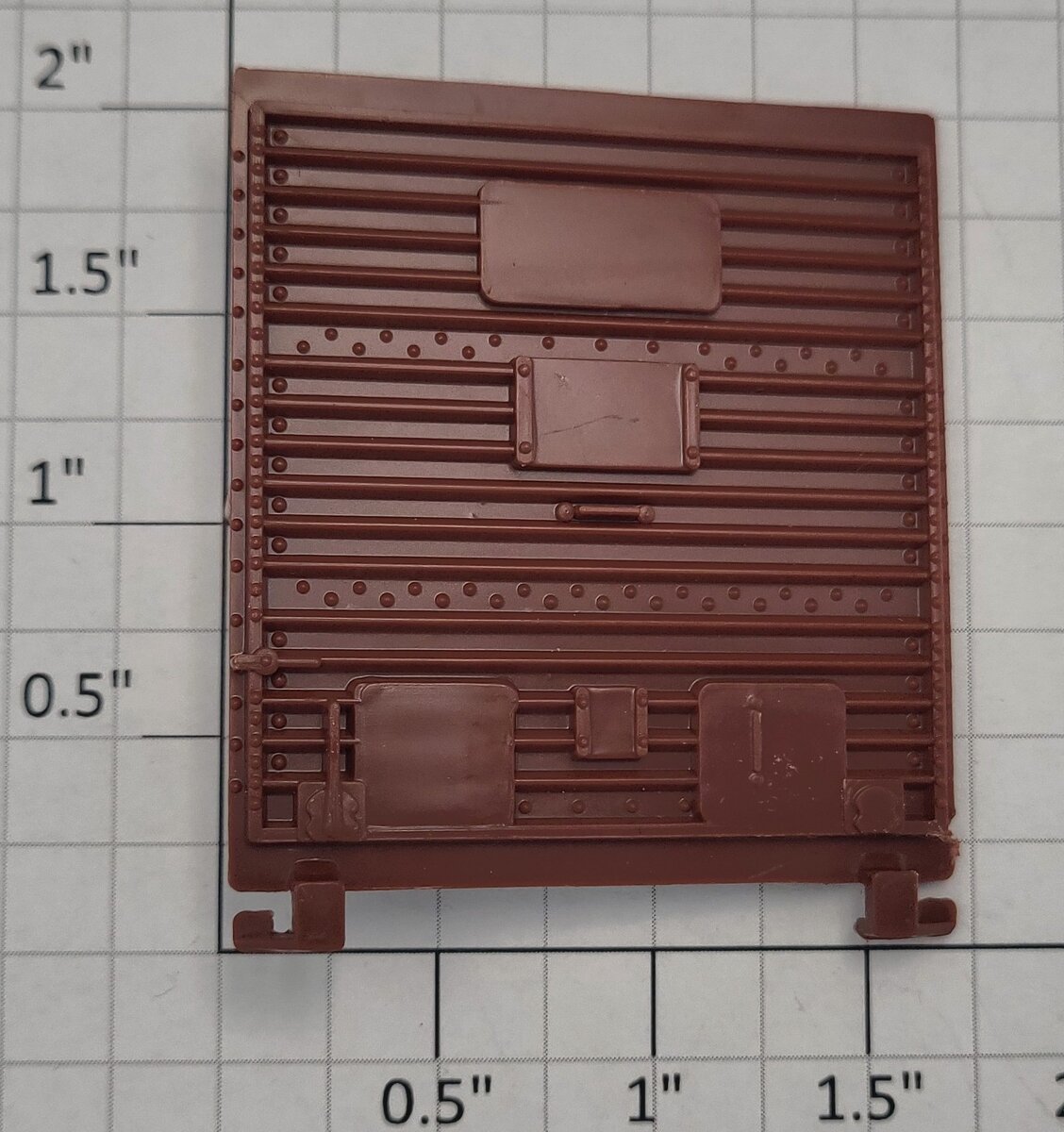 American Flyer 9704-14 Brown 5 Panel Door with Door Guides