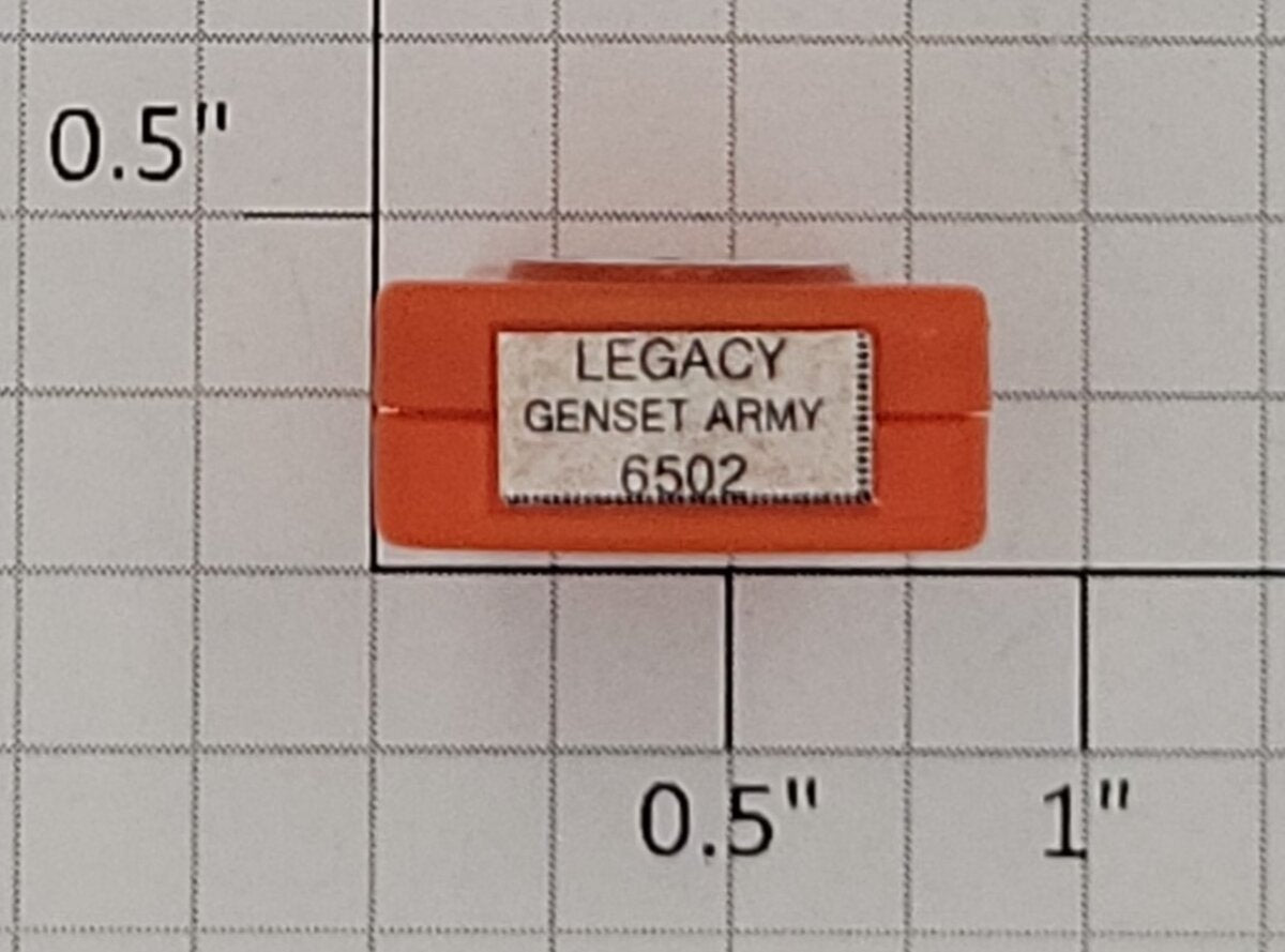 Lionel 691MM28382 Memory Module / Legacy Genset / Us Army # 6502