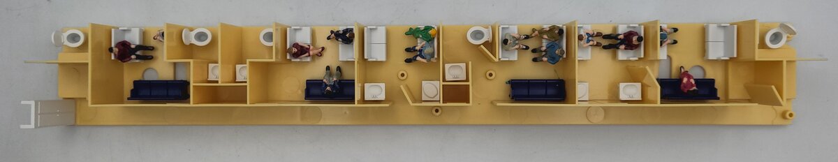 Lionel 39072-125 Tan Eagle Freedom Train Passenger Car Sleeper Interior