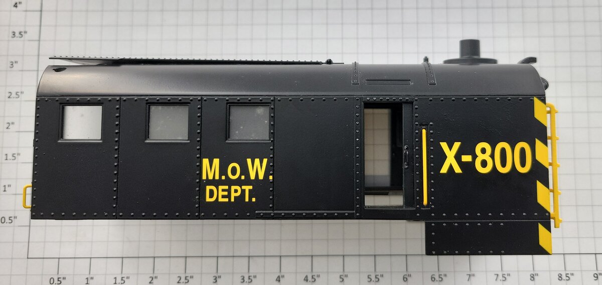 Lionel 29800-2 Maintenance of Way Crane Car Shell #X-800