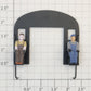 Lionel 28704-44 E-6 Atlantic Steam Locomotive Rear Cab Wall with Figures